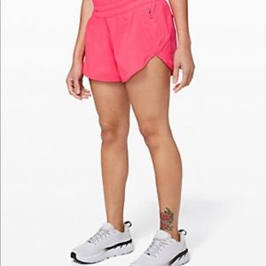 Pink lulu lemon shorts